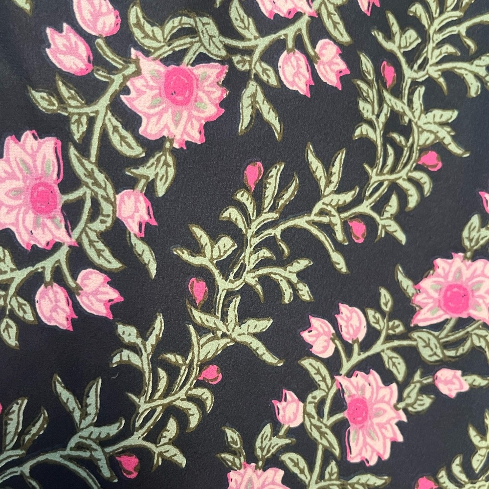 J Crew Floral Skirt Midi Blue Pink Purple Vine Medium NWT - Picture 4 of 9